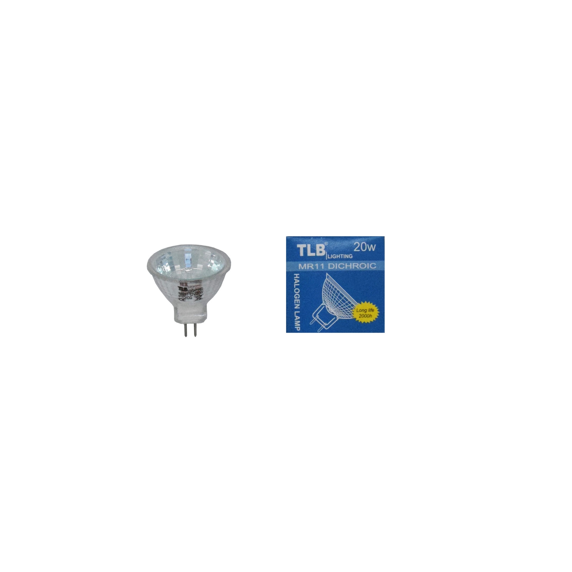 Lampada Alogena Dicroica MR11 38° 20W 12V GU4 TLB
